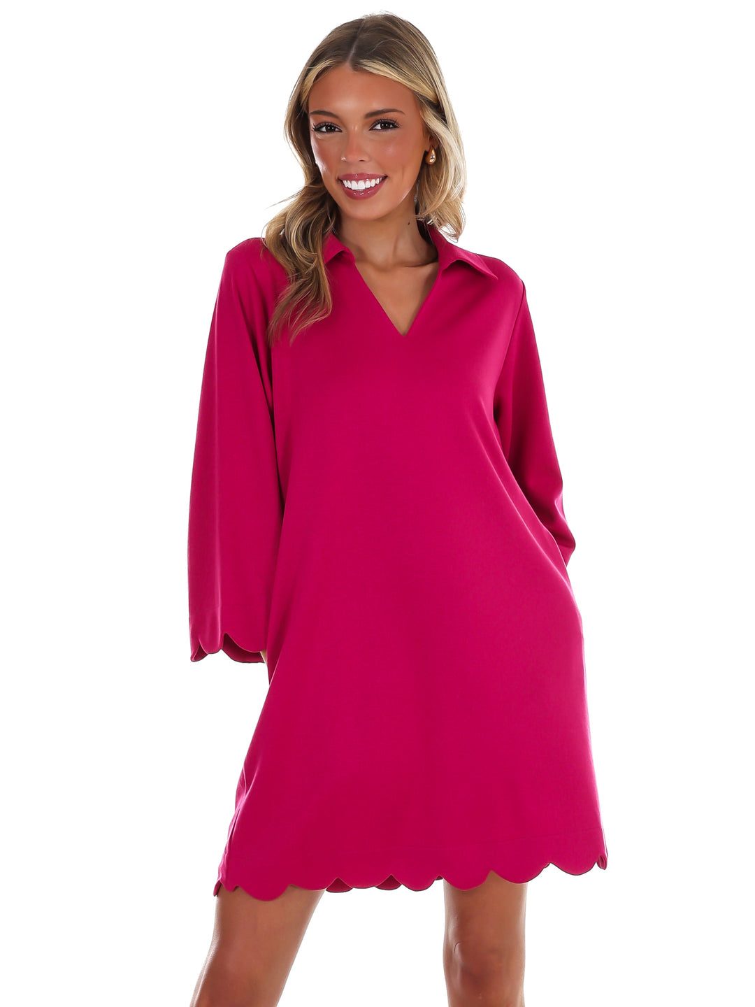 Simply Styled Scallop Mini Dress
