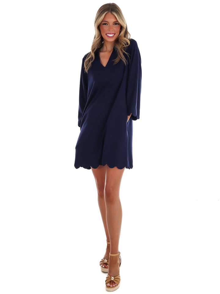 Simply Styled Scallop Mini Dress