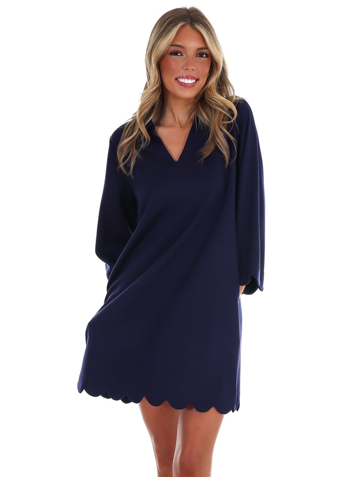 Simply Styled Scallop Mini Dress