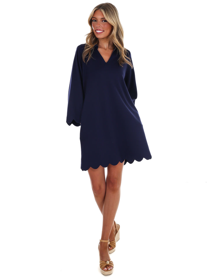 Simply Styled Scallop Mini Dress