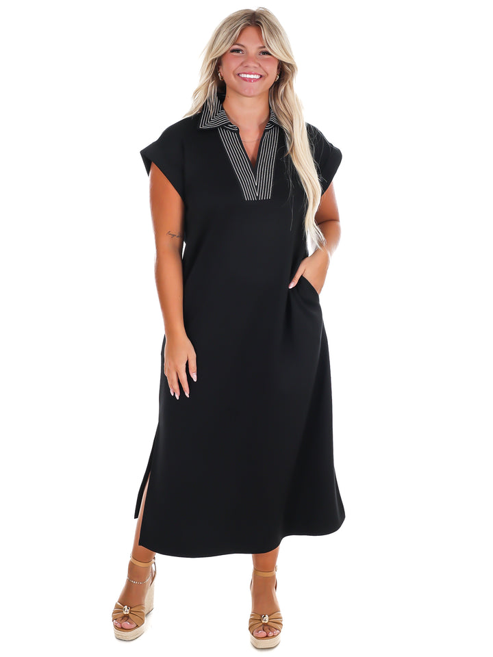 Last Minute Plans Midi Dress