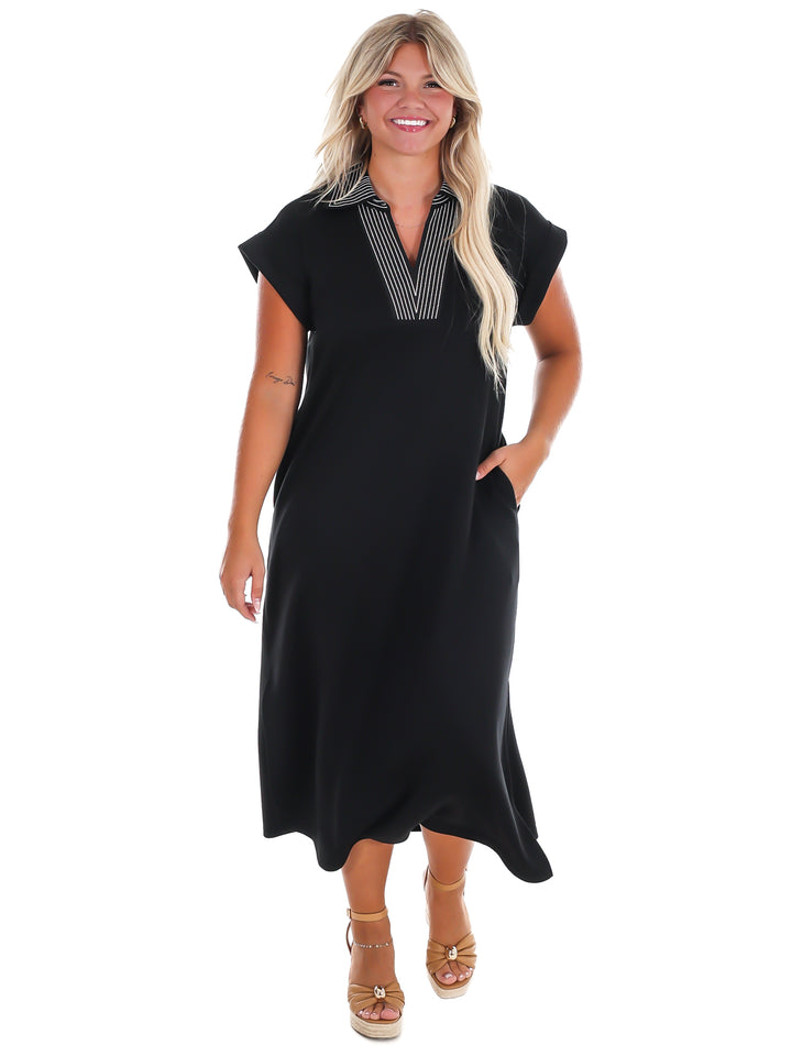 Last Minute Plans Midi Dress
