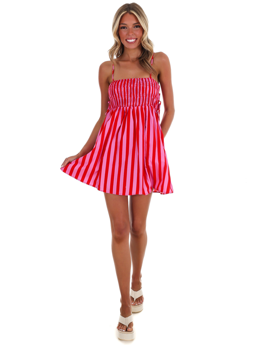 Endless Summer Stripe Mini Dress