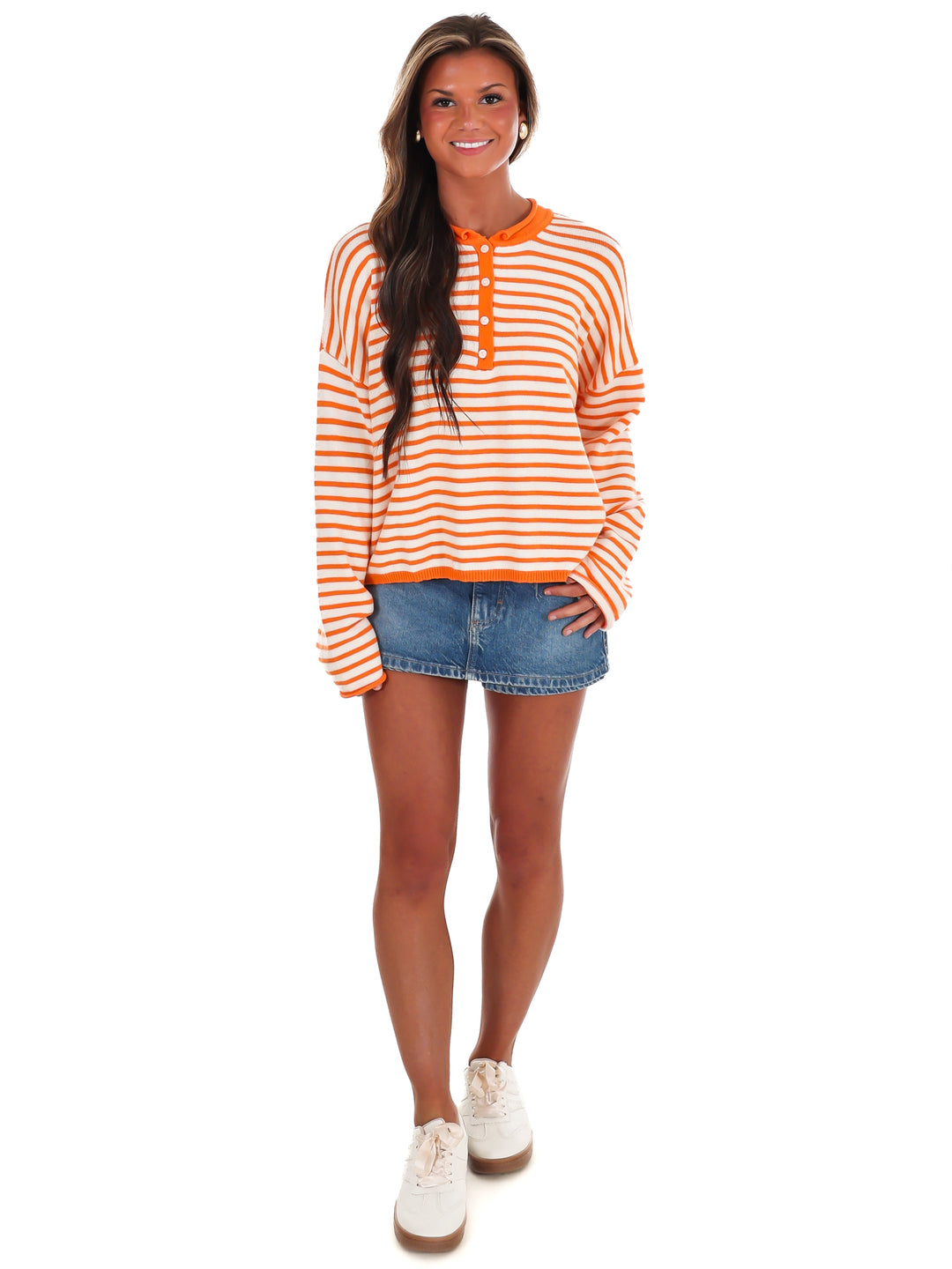 College Town Stripe Sweater
