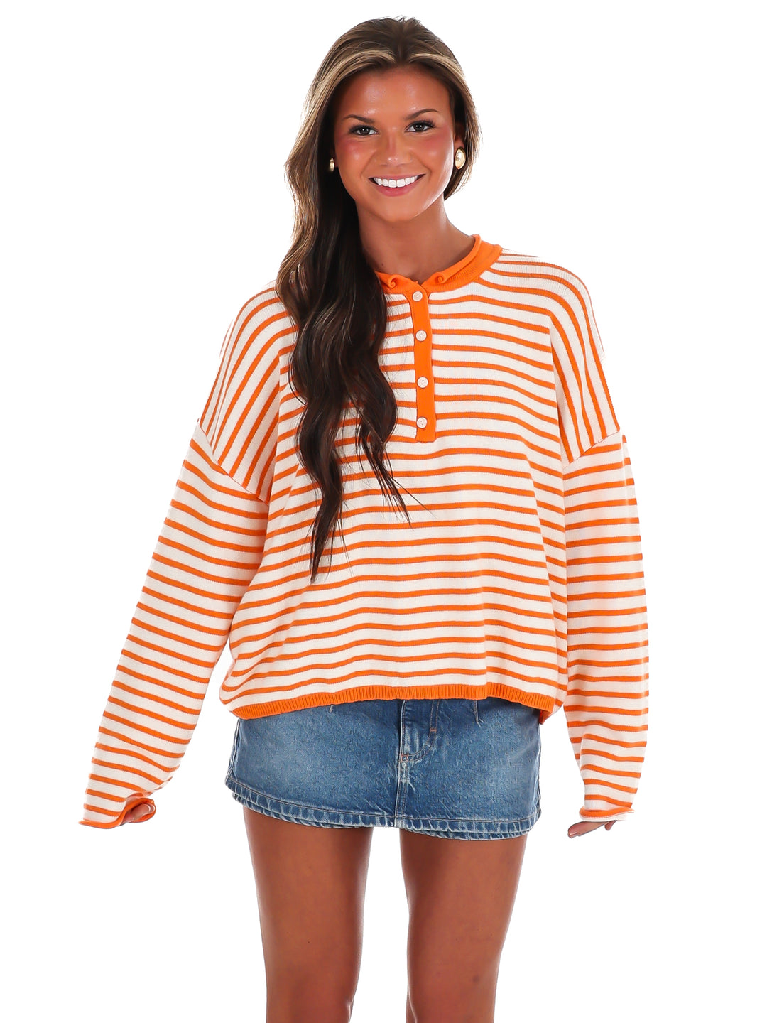 College Town Stripe Sweater