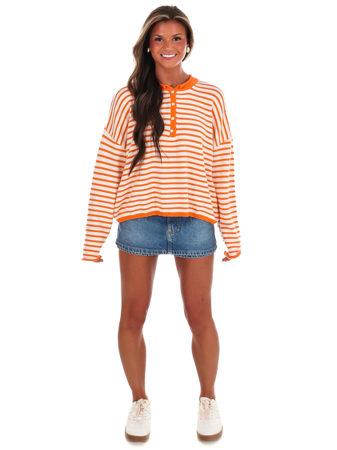 College Town Stripe Sweater