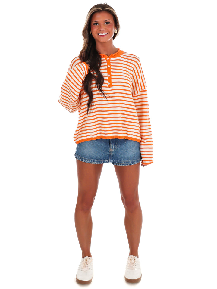 College Town Stripe Sweater