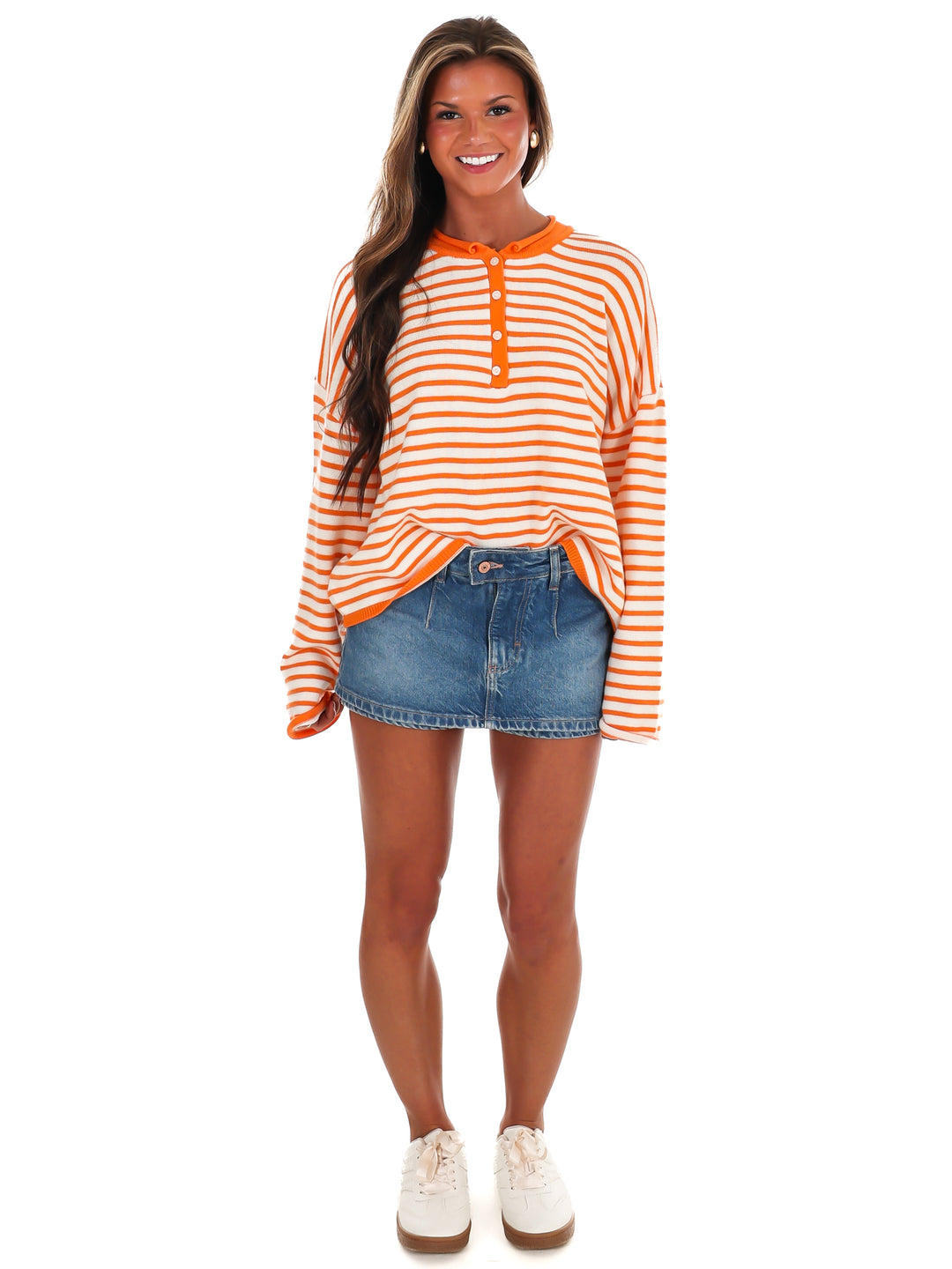 College Town Stripe Sweater