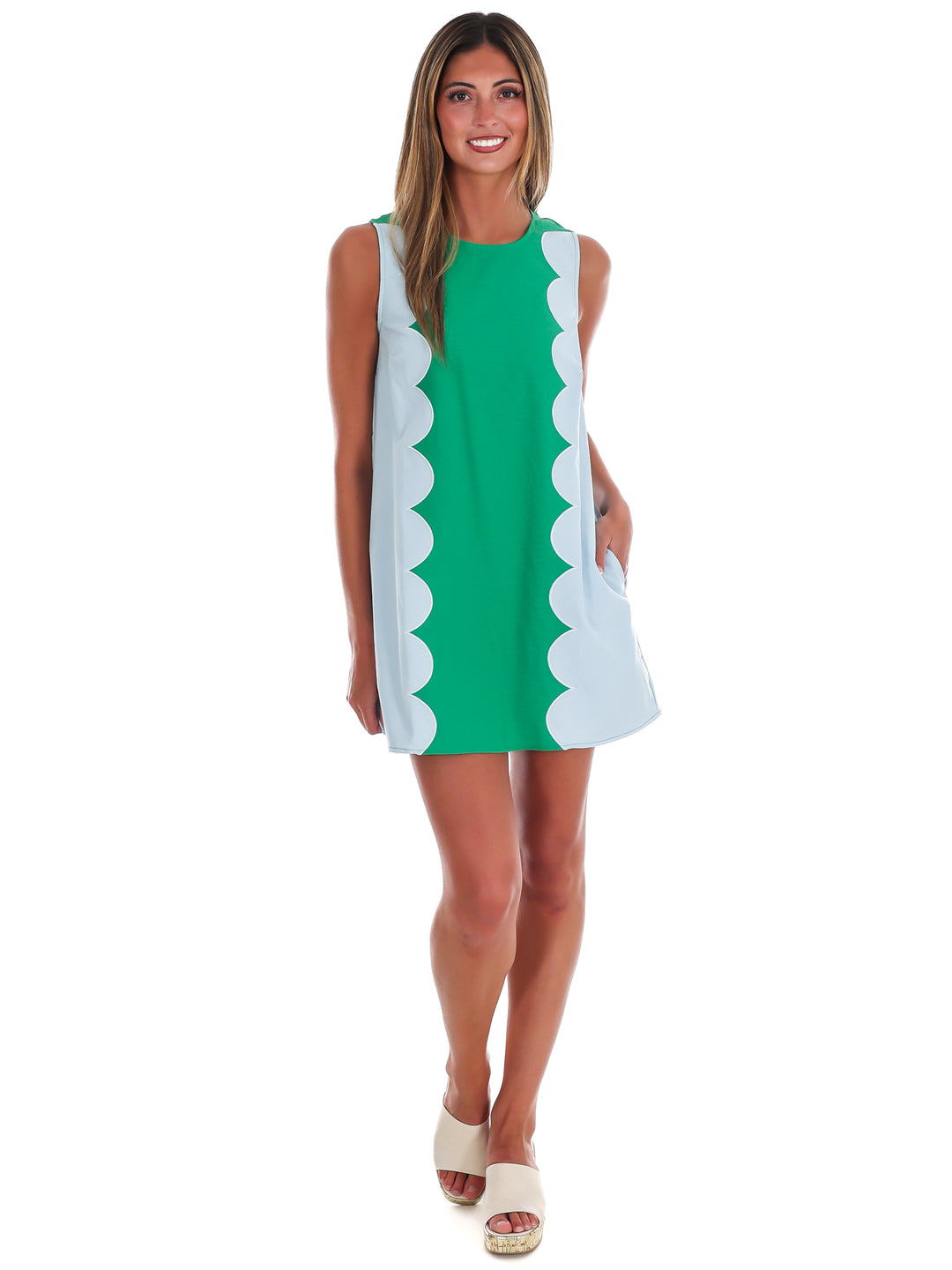Scalloped Sweetie Mini Dress
