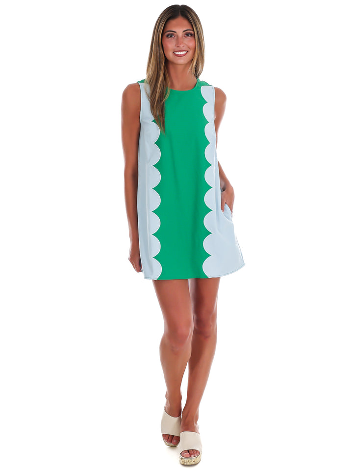 Scalloped Sweetie Mini Dress