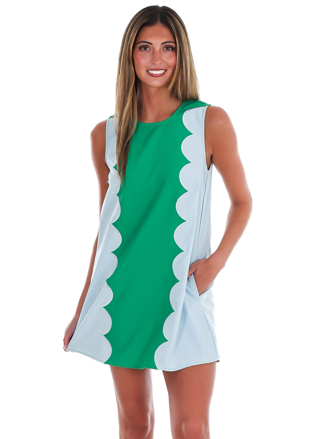 Scalloped Sweetie Mini Dress