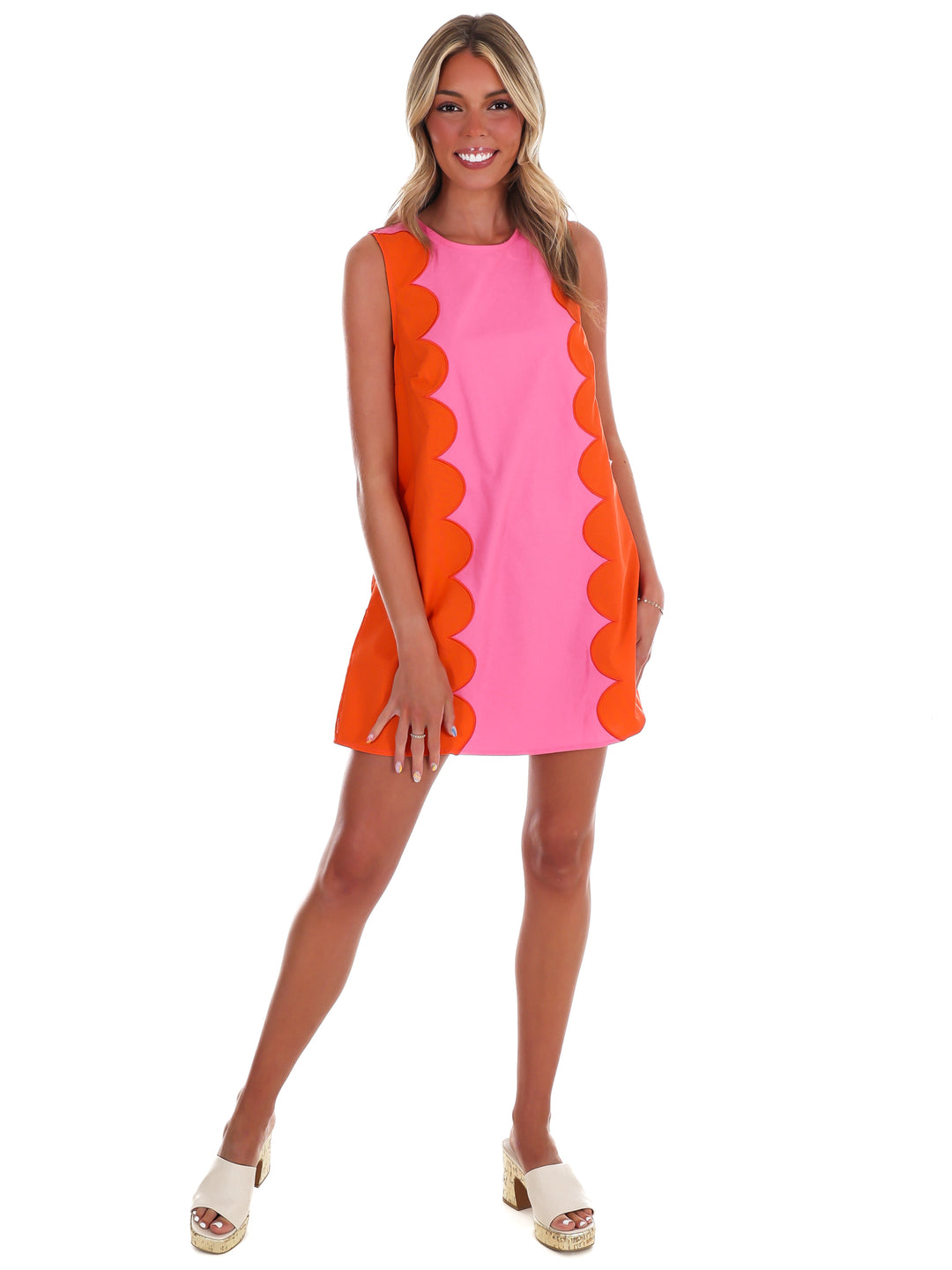 Scalloped Sweetie Mini Dress