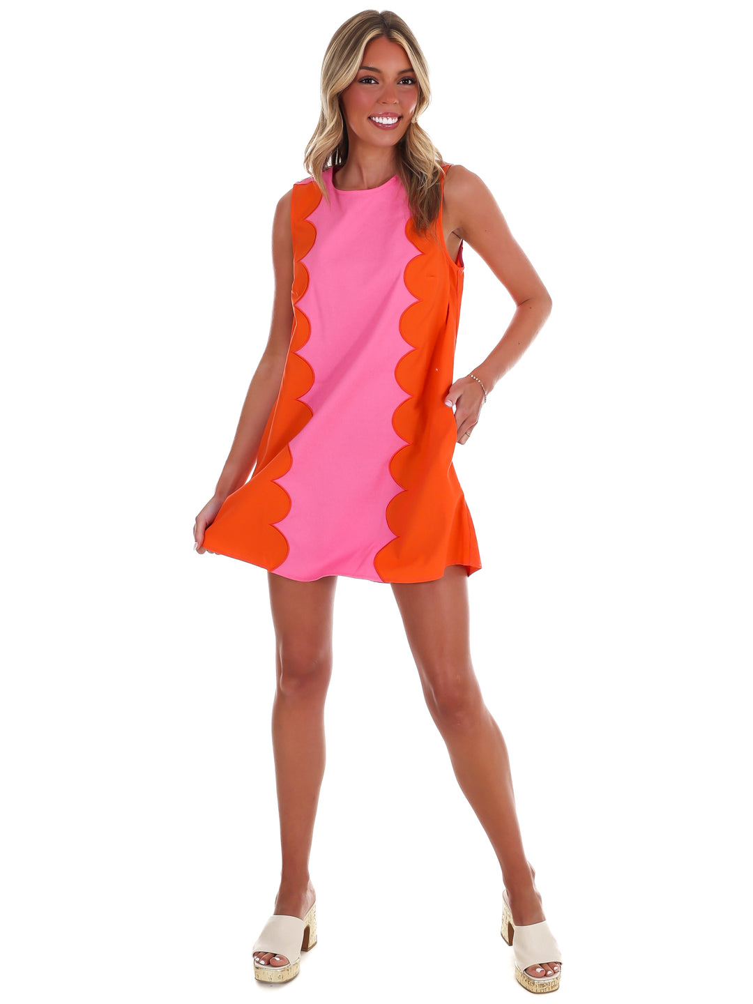 Scalloped Sweetie Mini Dress