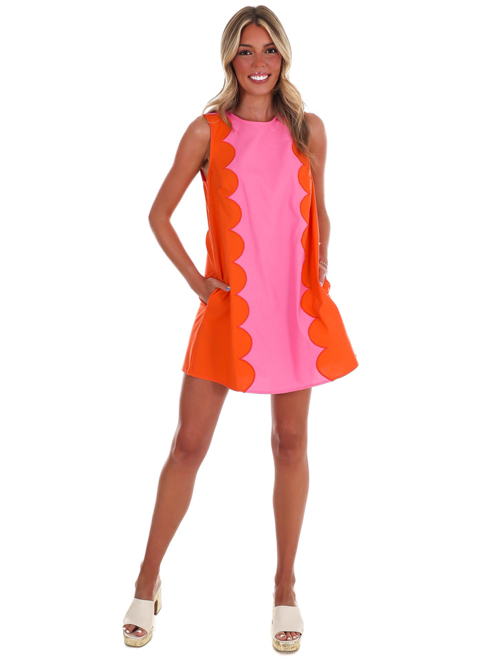 Scalloped Sweetie Mini Dress