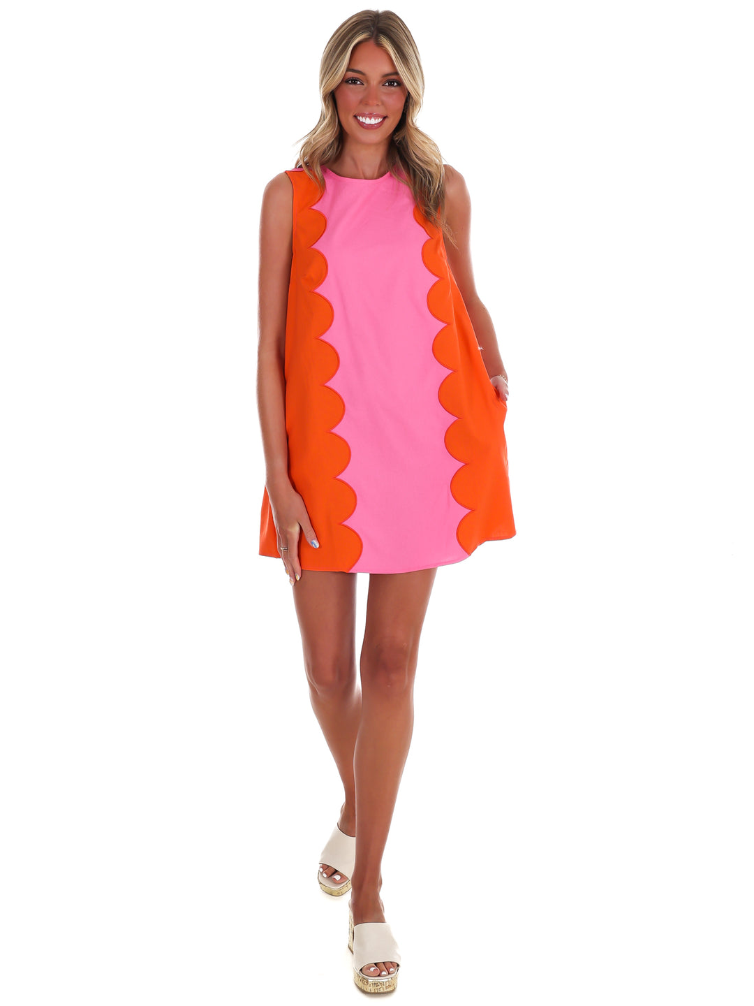 Scalloped Sweetie Mini Dress