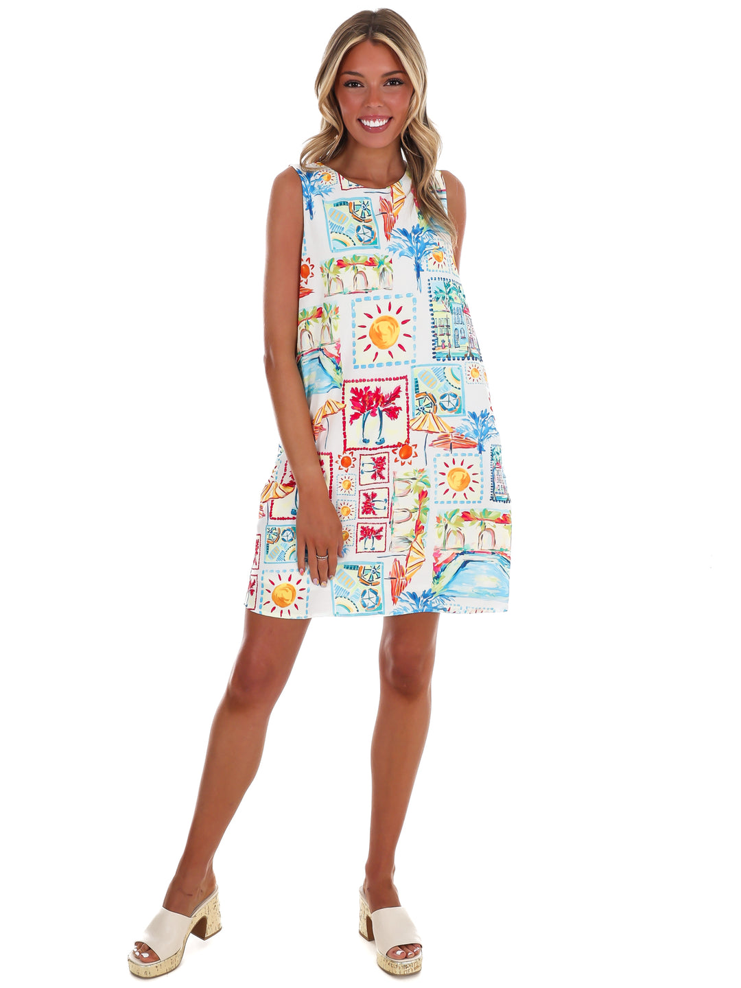 Tropical Getaway Mini Dress