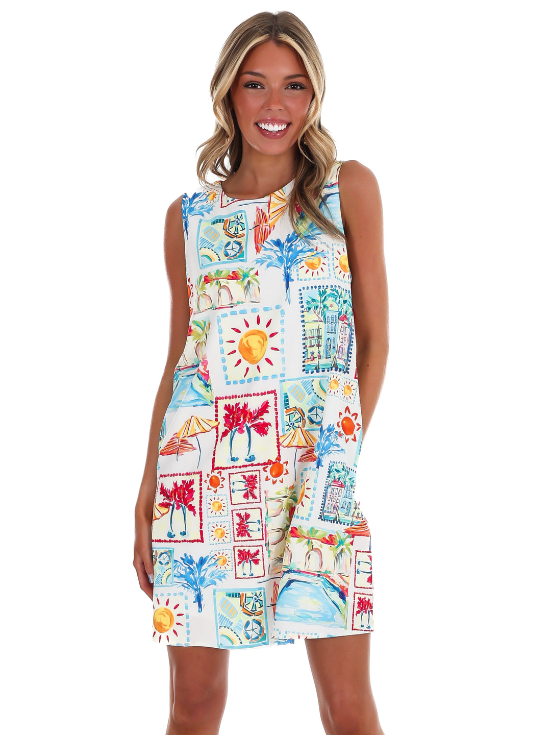 Tropical Getaway Mini Dress
