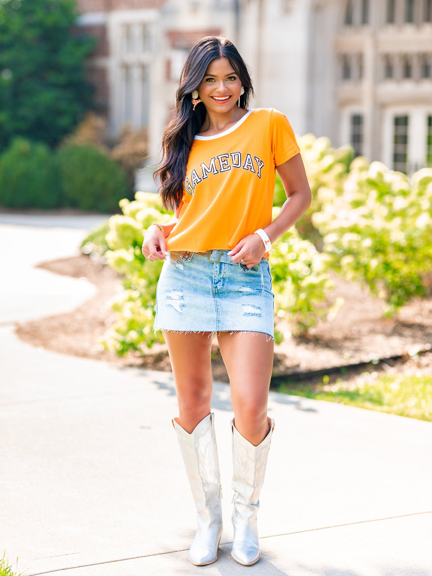 Gameday Tennessee Crop Tee