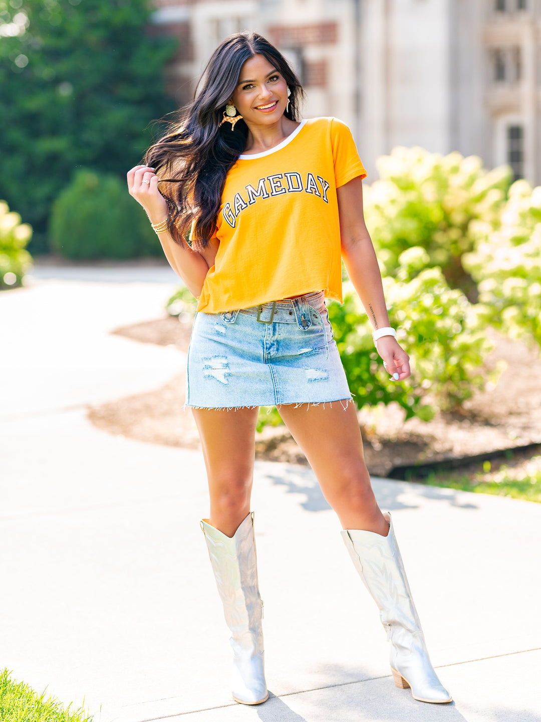 Gameday Tennessee Crop Tee