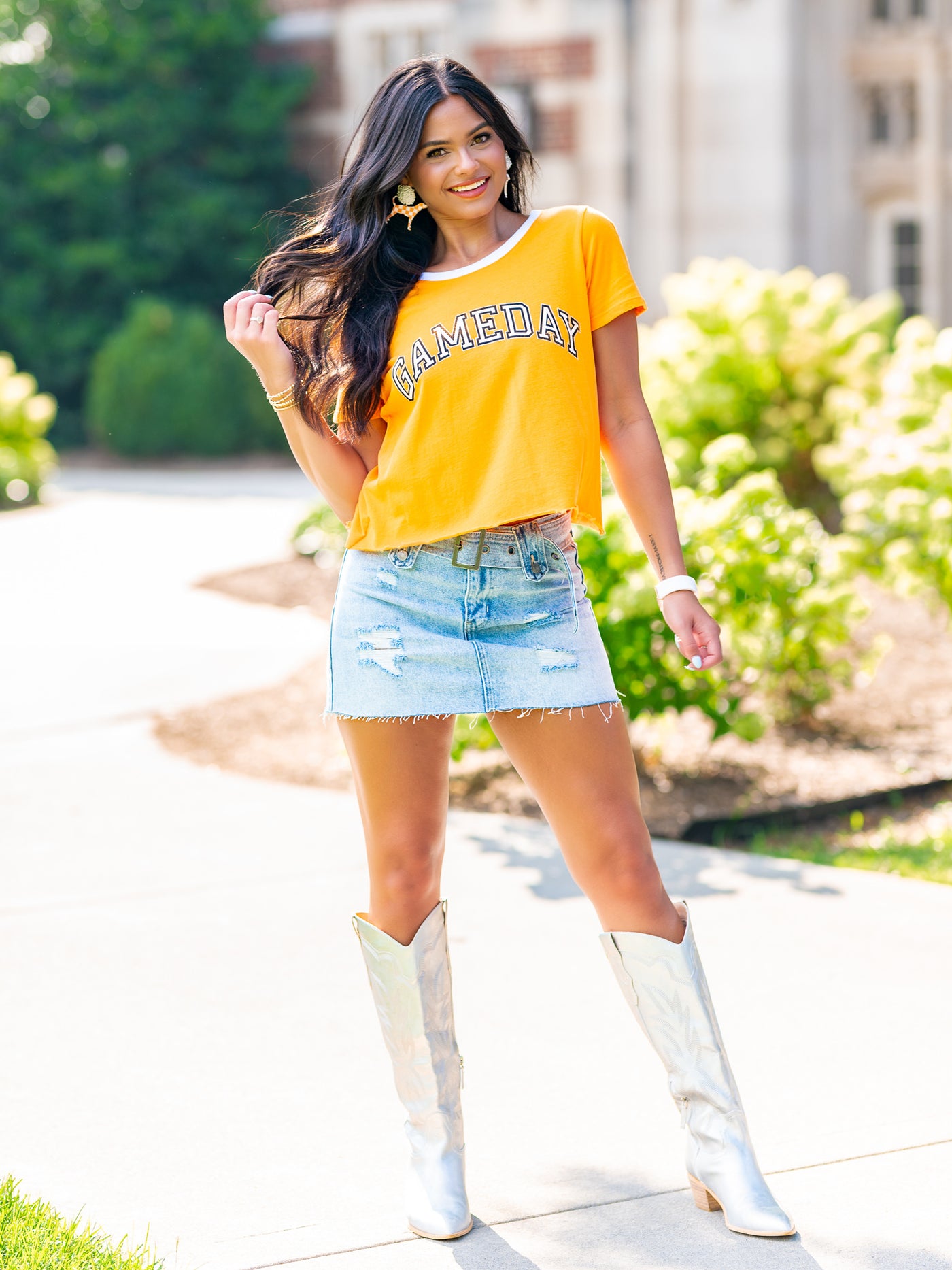 Gameday Tennessee Crop Tee