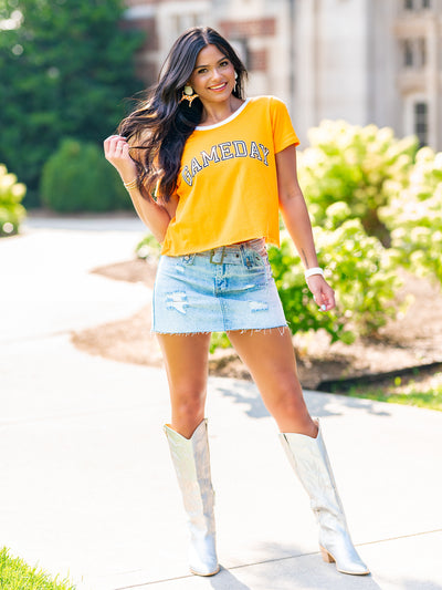 Gameday Tennessee Crop Tee