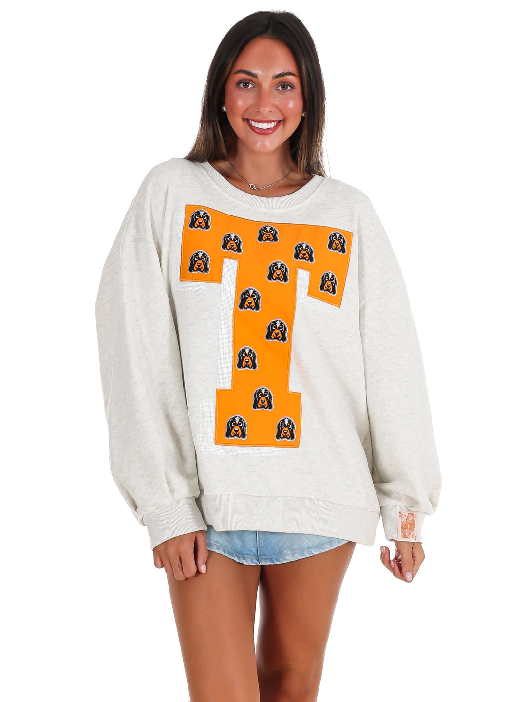 Tennessee Oversized Printed Mascot Letter Sweatshirt