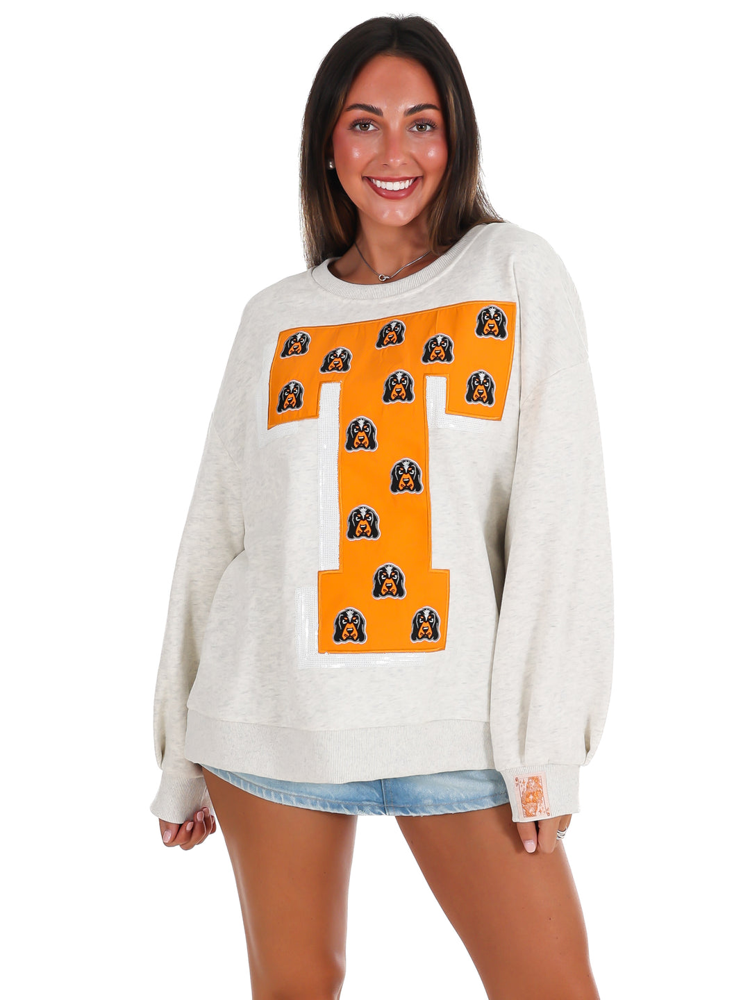 Tennessee Oversized Printed Mascot Letter Sweatshirt