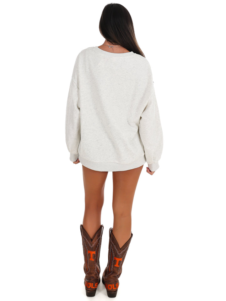 Tennessee Oversized Printed Mascot Letter Sweatshirt