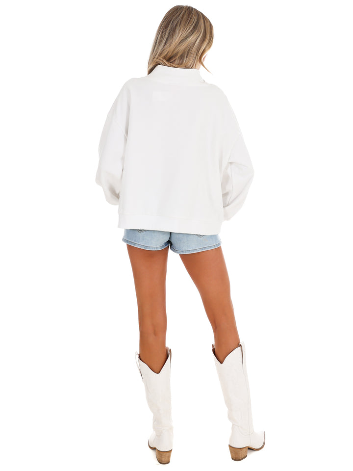 Tennessee Mascot Leaning on Letter Sweatshirt