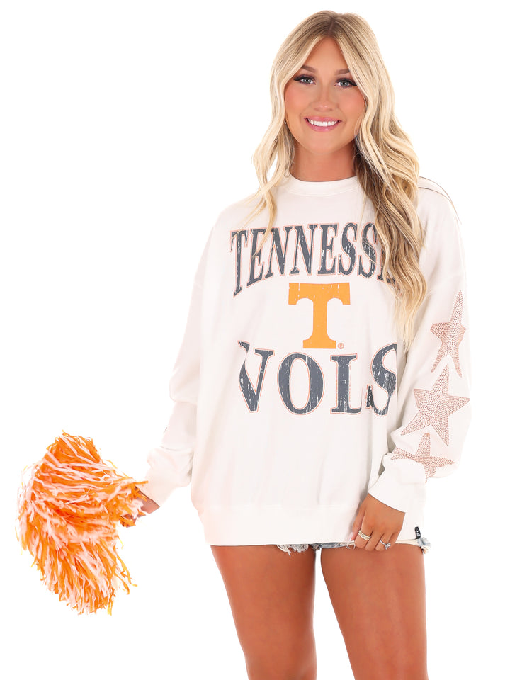 Tennessee Wynn Star Sleeve Crew