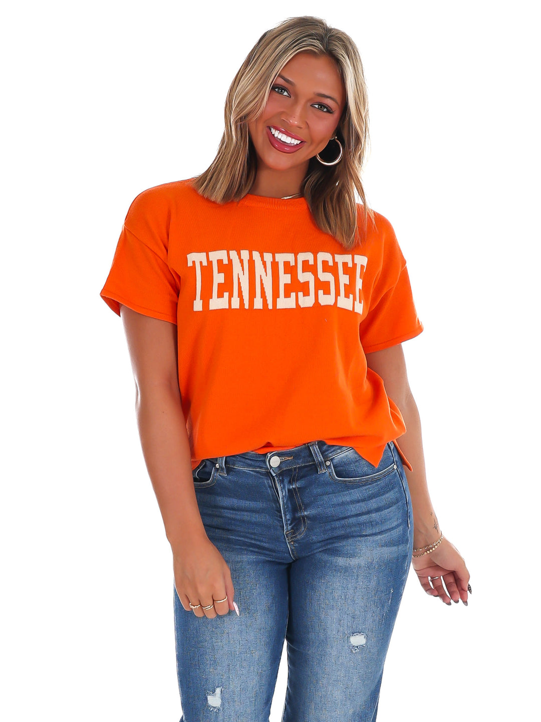 Short Sleeve Tennessee Sweater