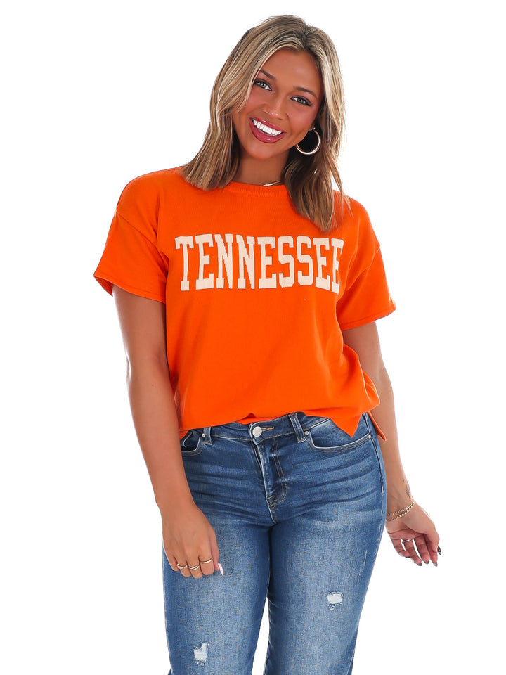 Short Sleeve Tennessee Sweater
