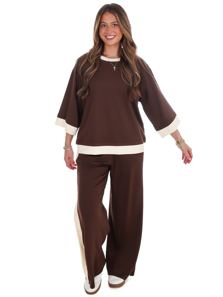 Sweet September Colorblock Two Piece Set