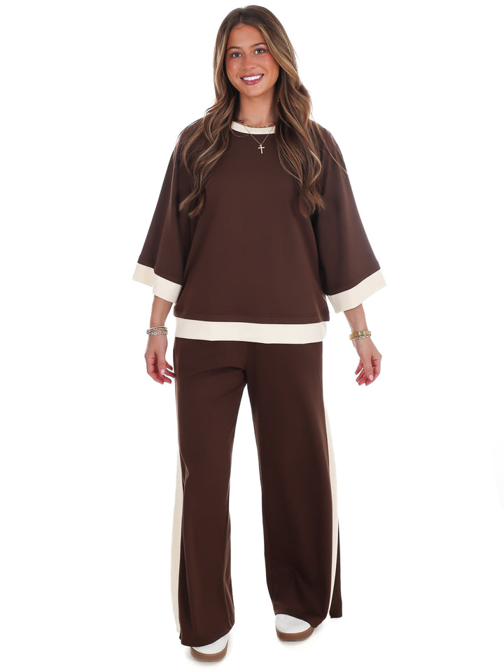 Sweet September Colorblock Two Piece Set