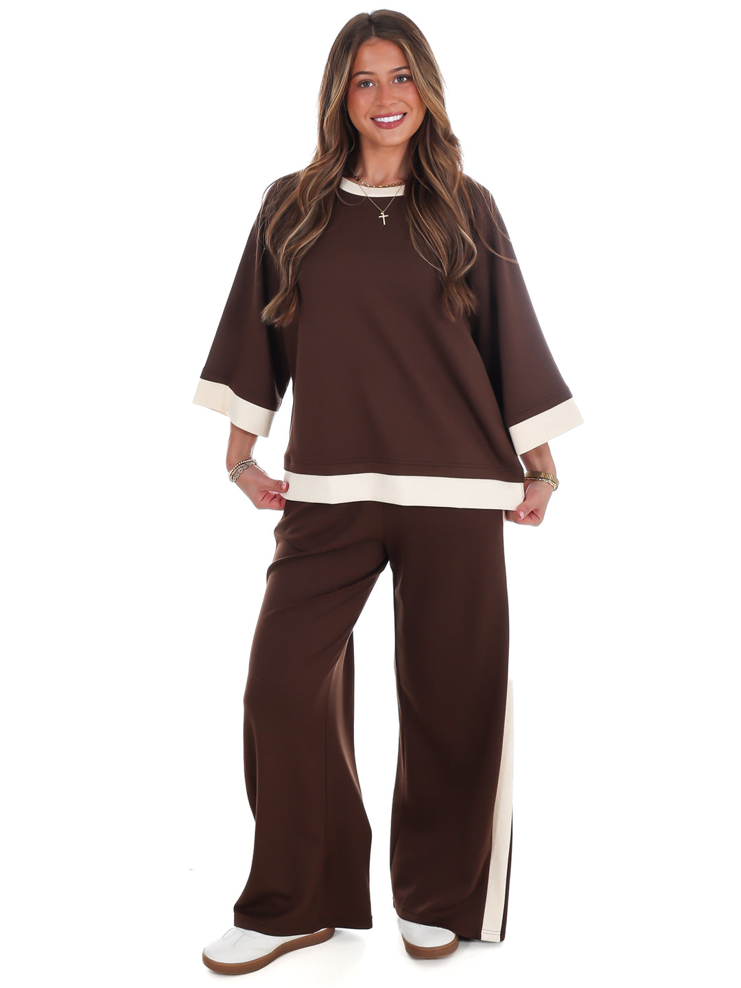 Sweet September Colorblock Two Piece Set