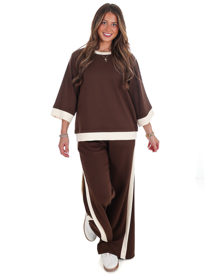 Sweet September Colorblock Two Piece Set