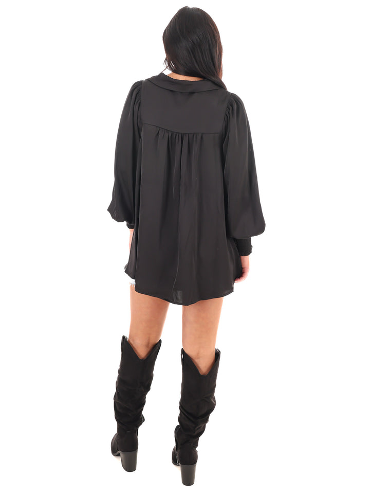 Soft Satin Loose Fit Top