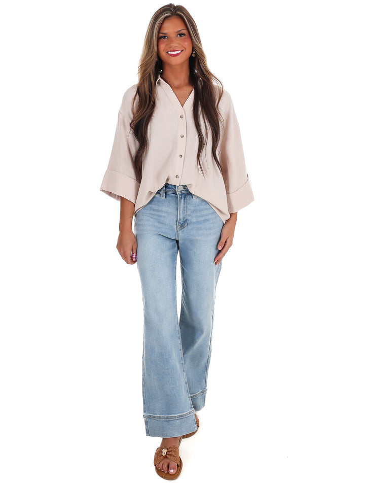 Story of My Life Button Down Top