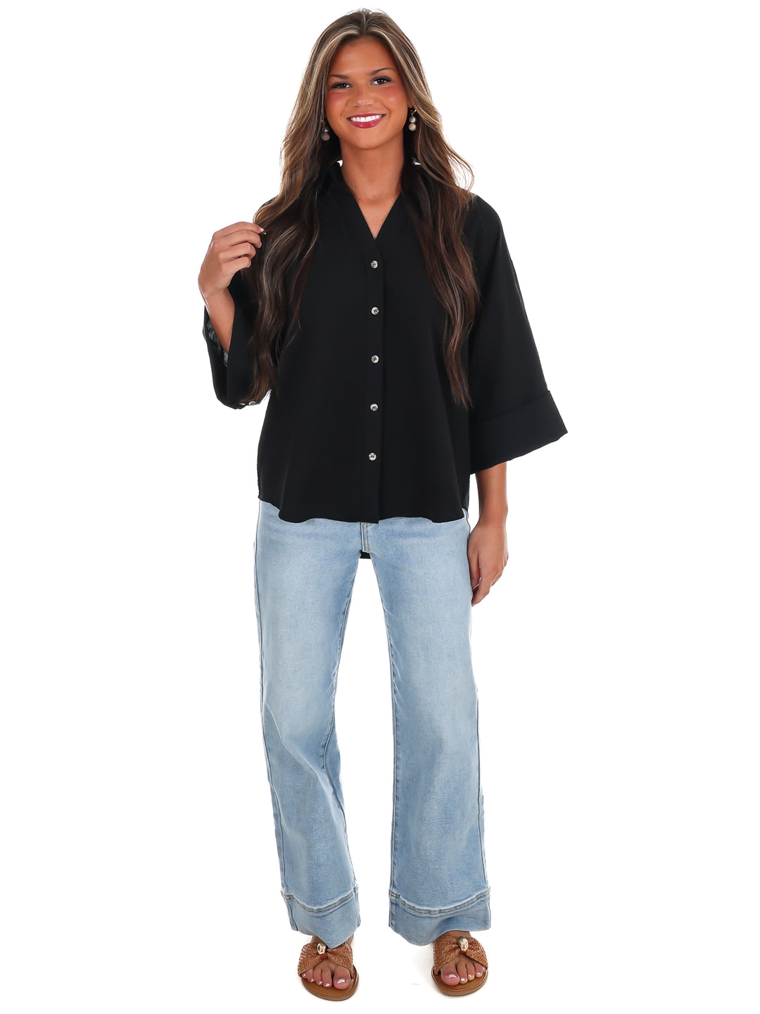 Story of My Life Button Down Top