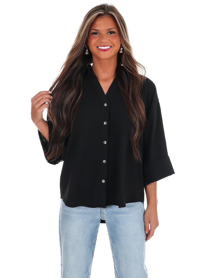 Story of My Life Button Down Top