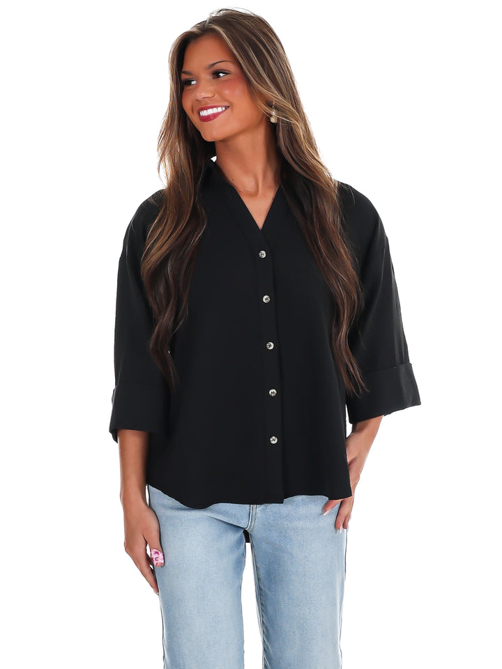 Story of My Life Button Down Top