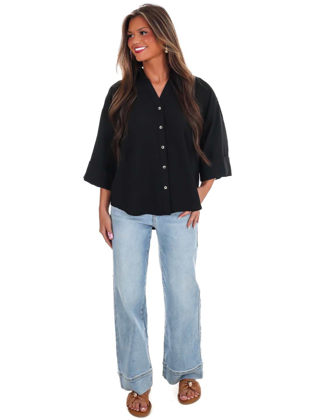 Story of My Life Button Down Top