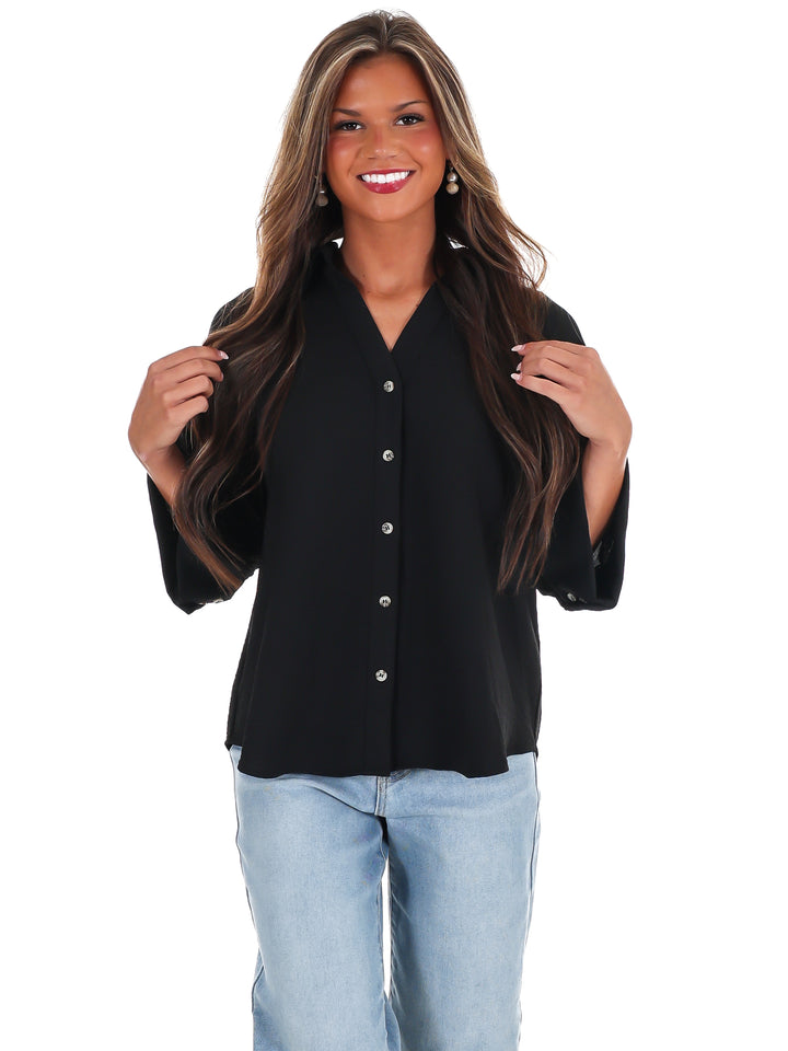 Story of My Life Button Down Top