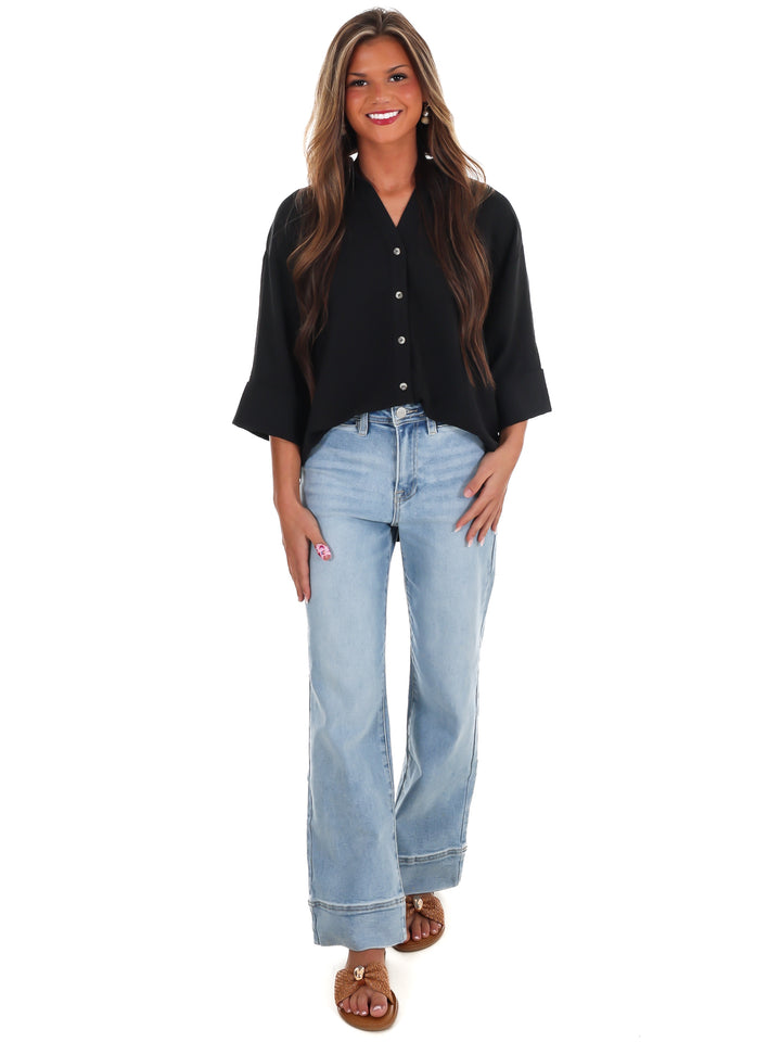 Story of My Life Button Down Top