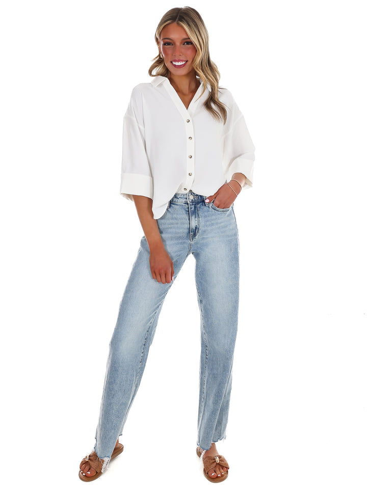 Story of My Life Button Down Top