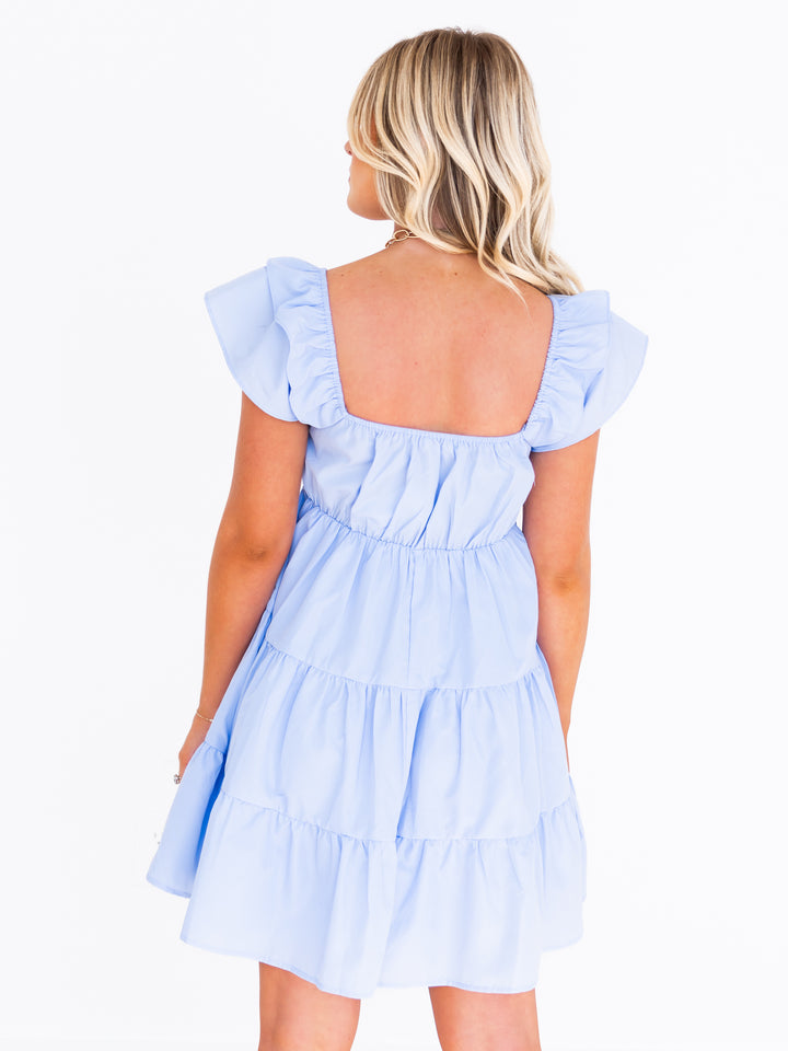 Skies Are Blue Mini Dress