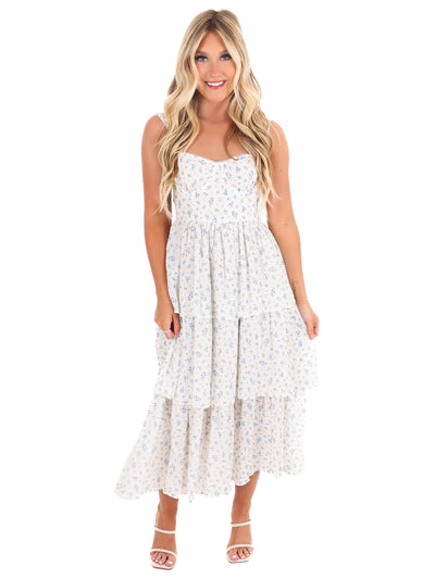 Better Ending Floral Midi Dress