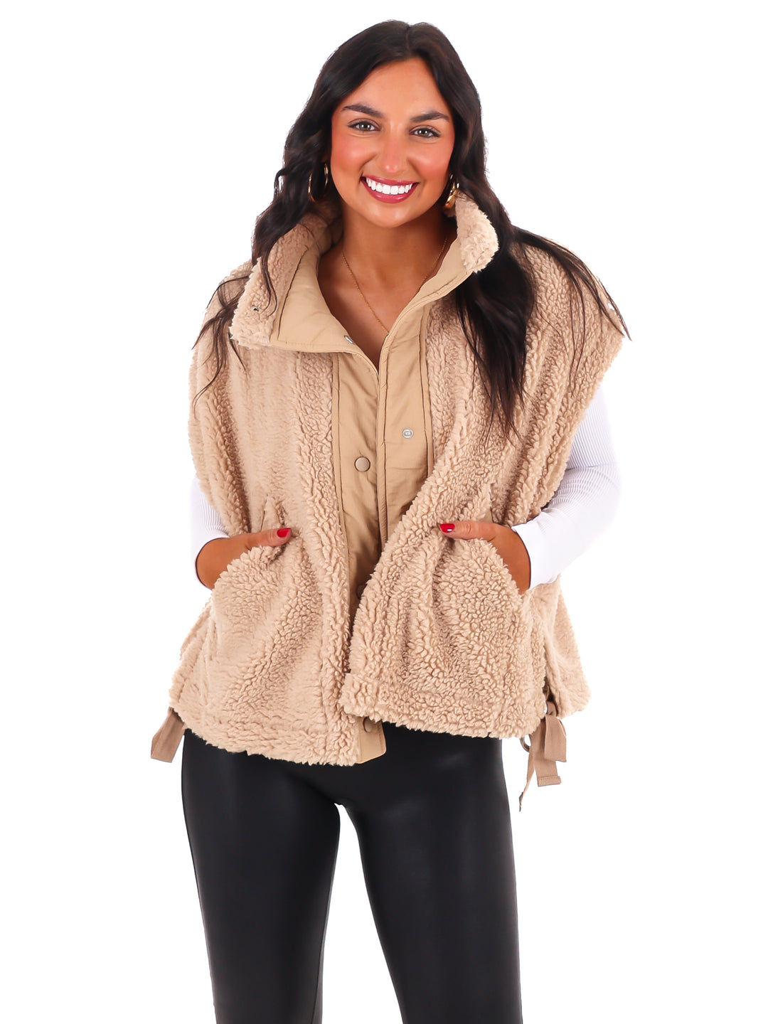 Comfort Zone Oversized Sherpa Vest Doorbuster