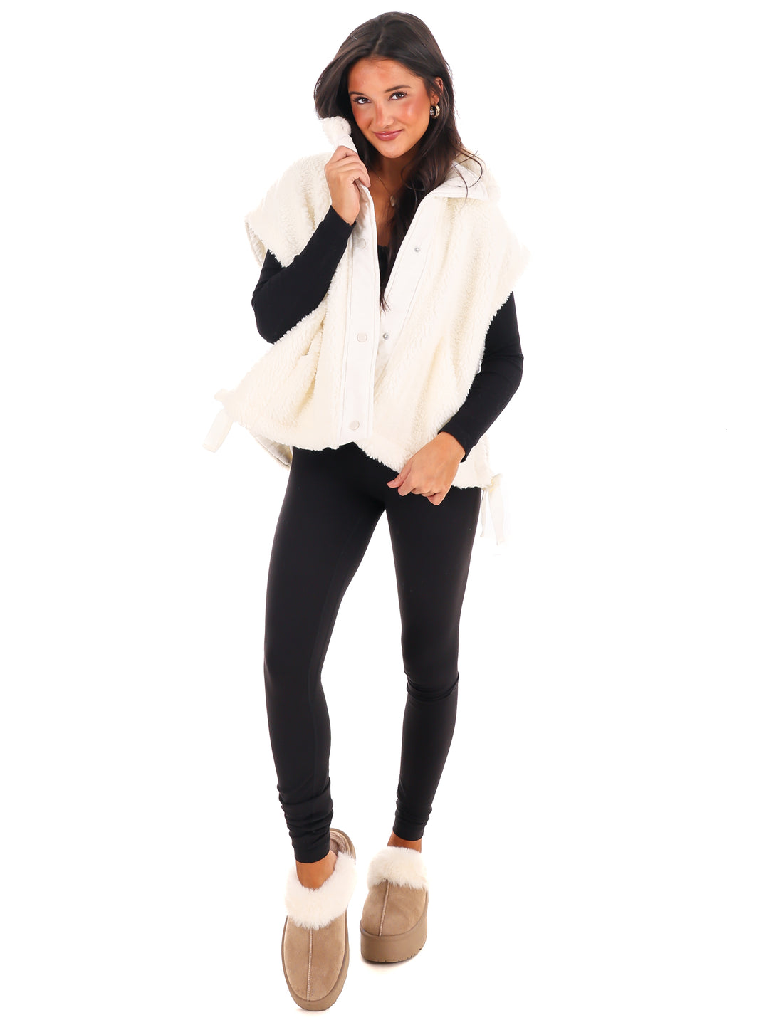 Comfort Zone Oversized Sherpa Vest Doorbuster