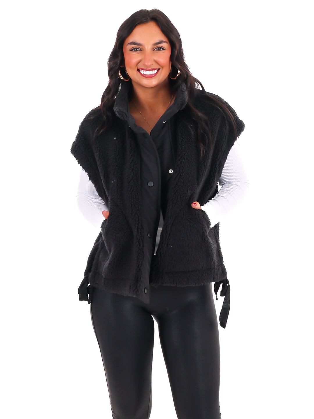 Comfort Zone Oversized Sherpa Vest Doorbuster